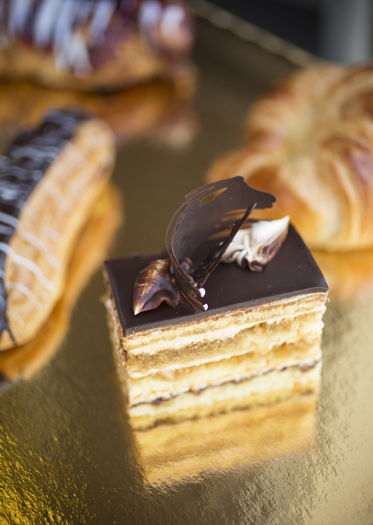 Chocolate pastry assortment