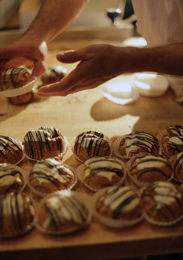 Assorted mini pastries